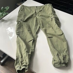 Zara army green cargo pants